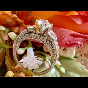 SOLD 🌸 Diamond Bridal Ring Set 1.63 tcw 🌸